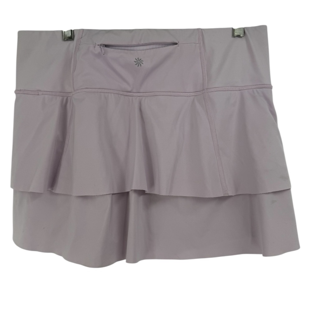 Athleta Momentum Tennis Skort Lavender Purple Built-In Shorts Athletic Skirt M - Picture 9 of 15